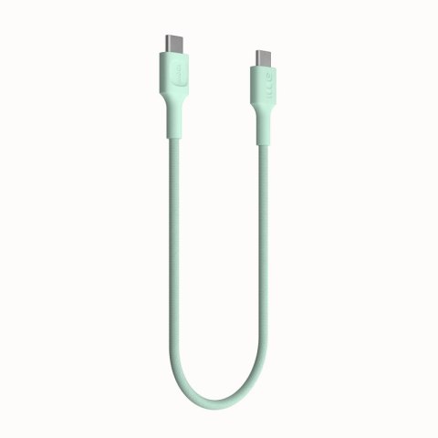 Kabel USB-C-USB-C PowerStream 100W oplot 2m zielony