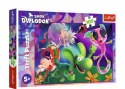 Puzzle 100 elementów Smok Diplodok i przyjaciele