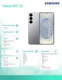 Smartfon Galaxy S25+ 5G 12/512GB DualSIM srebrny