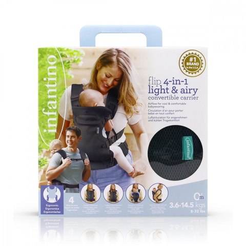 Nosidełko Infantino 4w1 czarne