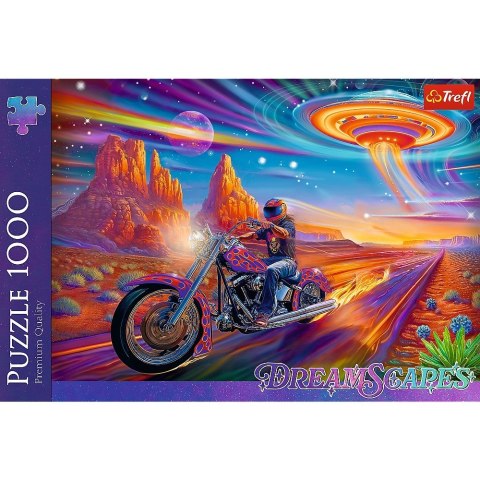 Puzzle 1000 elementów DreamScapes Szalona jazda motocykl