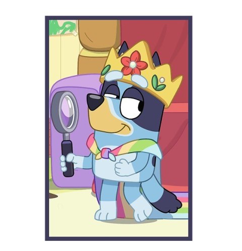 Puzzle 3x50 elementów Bluey rodzina