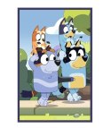 Puzzle 3x50 elementów Bluey rodzina