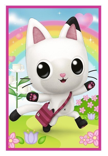 Puzzle 3x50 elementów Gabby i kotki Gabi