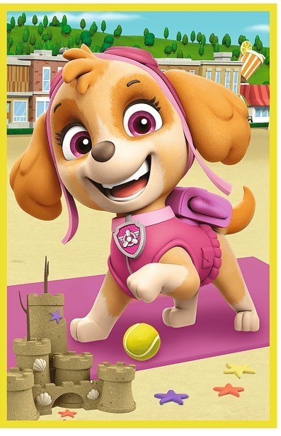 Puzzle 3x50 elementów Psi Patrol nasze pieski