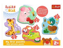 Puzzle Baby Classic Bobaskowe zwierzątka