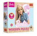 Puzzle drewniane 50 elementów Ulubiona modna Barbie