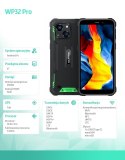 Smartfon WP32 Pro 4G 6/256GB IP69K Zielony