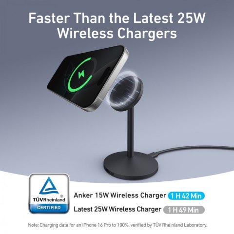 Ładowarka magnetyczna MagGo 15W czarna Ładowarka magnetyczna MagGo 15W czarna