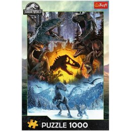 Puzzle 1000 elementów W świecie Parku Jurajskiego dinozaury