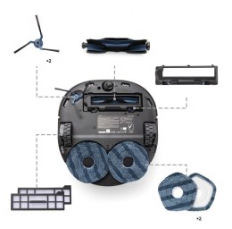 EUFY Zestaw akcesoriów do X10 Pro 1x szczotka obrotowa z osłonką, 1x filtr, 2x szczotka boczna, 2x mop