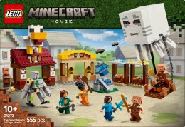 Klocki Minecraft 21273 Atak balonowego Ghasta na wioskę