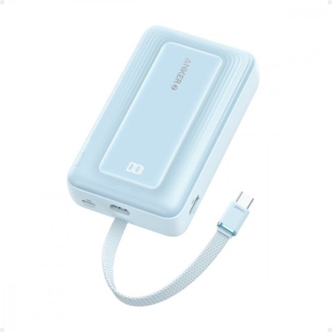 Powerbank ZOLO 20000mAh 30W wbudowany kabel USB-C, niebieski Powerbank ZOLO 20000mAh 30W wbudowany kabel USB-C, niebieski