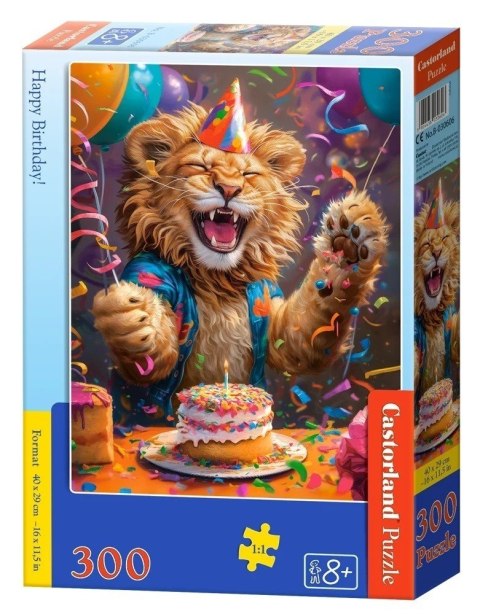 Puzzle 300 elementów Urodziny Happy Birthday!