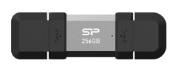 Pendrive C51 256GB USB-A USB-C 200 MB/s srebrny
