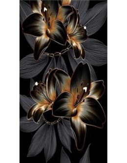 Diamentowa mozaika - Lilie Czarne I Złote