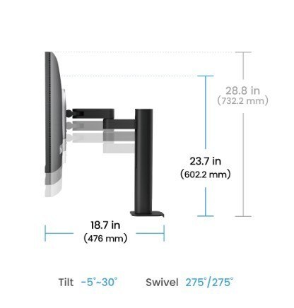 Monitor 28 cali RD280UA 4K IPS 5ms/IPS/1200:1/HDMI/DP