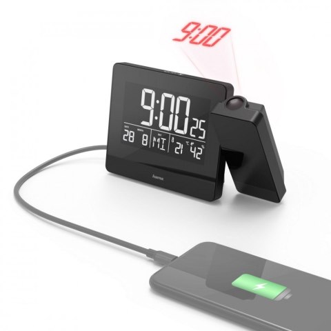 Zegar budzik Plus Charge z projektorem Zegar budzik Plus Charge z projektorem