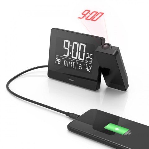 Zegar budzik Plus Charge z projektorem Zegar budzik Plus Charge z projektorem