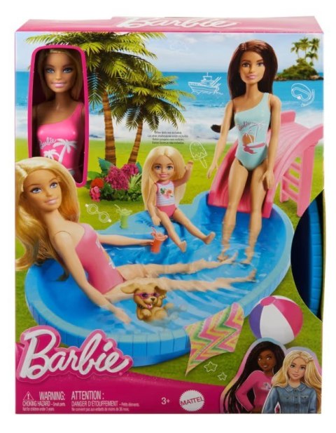 Lalka Barbie + Basen