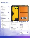 Tablet Armor Pad 2 4G 11" 8/256GB IP69K Czarno-żółty