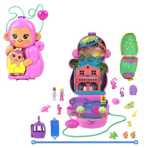 Polly Pocket Kompaktowa torebka Małpka
