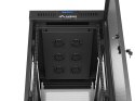Szafa instalacyjna rack stojąca 19 cali 32U 600x1000 drzwi perforowane LCD czarna (Flat pack)
