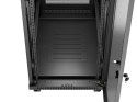 Szafa instalacyjna rack stojąca 19 cali 32U 600x1000 drzwi perforowane LCD czarna (Flat pack)