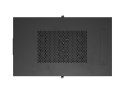 Szafa instalacyjna rack stojąca 19 cali 32U 600x1000 drzwi przeszklone LCD czarna (Flat pack)