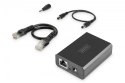 Gigabit Ethernet Splitter PoE++ 802.3af/at/bt RJ45/DC 12V/4,2A lub 24V/2.1A 50W dla urządzeń bez PoE