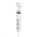 Listwa biurkowa DS22-840WH6 230/USB/USB-C biała