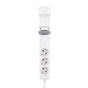 Listwa biurkowa DS22-840WH6 230/USB/USB-C biała