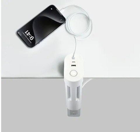 Listwa biurkowa DS22-840WH6 230/USB/USB-C biała Listwa biurkowa DS22-840WH6 230/USB/USB-C biała