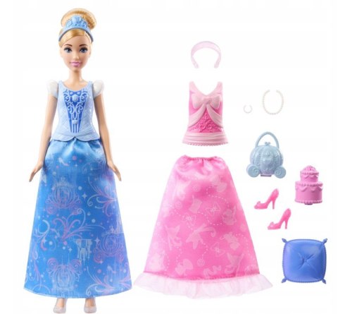 Lalka Disney Princess Historia Kopciuszka 2w1
