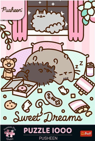 Puzzle 1000 elementów Pusheen