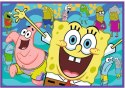Puzzle 4x250 elementów SpongeBob Szalony świat