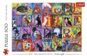 Puzzle 500 elementów Koci alfabet