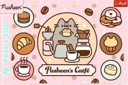 Puzzle 500 elementów Pusheen w kawiarni