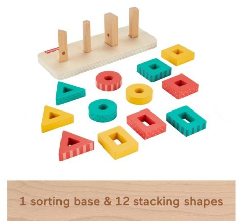 Wood Drewniany sorter kształtów