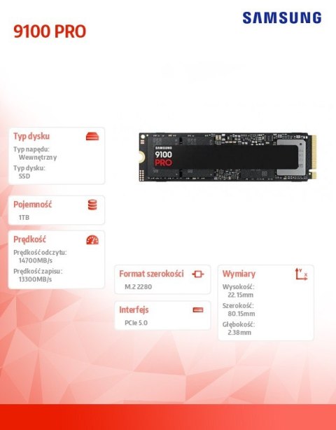 Dysk SSD 9100 PRO NVMe MZ-VAP1T0BW