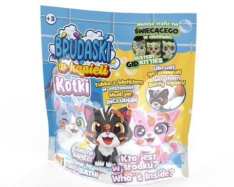 Figurki Brudaski w kąpieli Kotki saszetka 12 sztuk DISPLAY