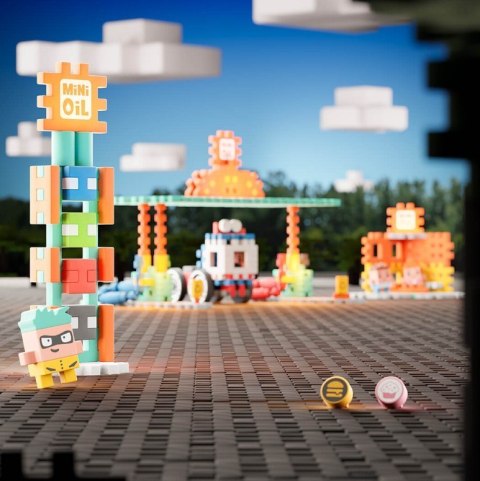 Klocki Mini Waffle - Stacja benzynowa 148 elementów