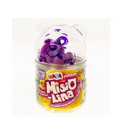 Masa plastyczna Misiolina 60g 1 fo remka Pomarańczowa