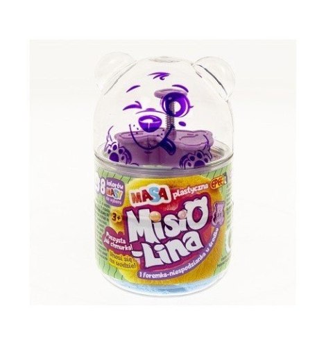 Masa plastyczna Misiolina 60g 1 foremka Błękitna