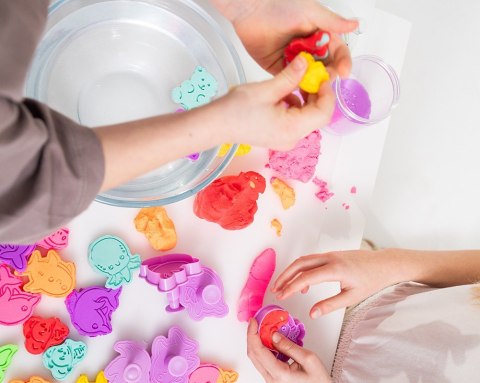 Masa plastyczna Misiolina 60g 1 foremka Fioletowa