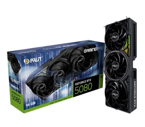 Karta graficzna RTX 5080 GAMING PRO 16GB GDDR7 256bit 3DP/HDMI Karta graficzna RTX 5080 GAMING PRO 16GB GDDR7 256bit 3DP/HDMI