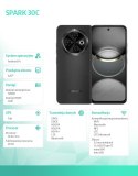 Smartfon SPARK 30C 4/128GB ORBIT BLACK w/o charger
