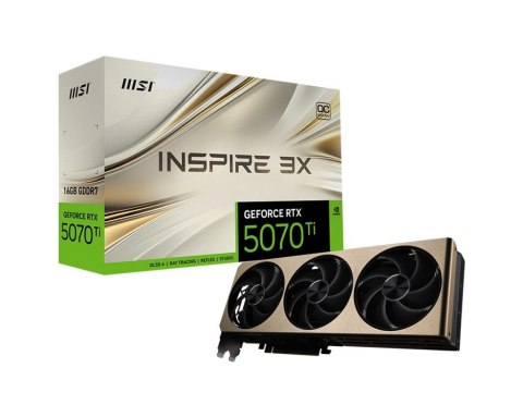 Karta graficzna GeForce RTX 5070 Ti 16G INSPIRE 3X OC PLUS GDDR7 256bit