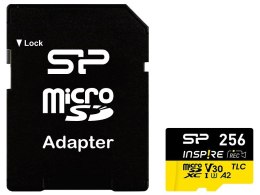 Karta pamięci microSDXC Inspire 256GB UHS-I U3 A2 V30 4K TLC