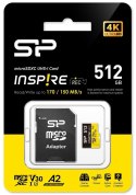 Karta pamięci microSDXC Inspire 512GB UHS-I U3 A2 V30 4K TLC